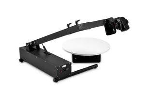 Photomechanics K-100 robot arm with rotating table to make 3D photos